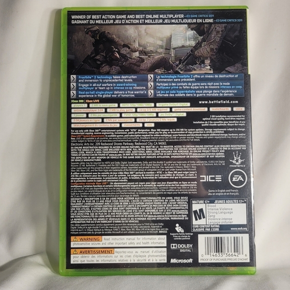 BATTLEFILED 3 XBOX 360 - Picture 2 of 4